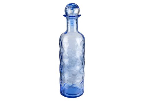  APS Carafe en verre bleu glacier | 0,8 litre | 8x8x30 cm 