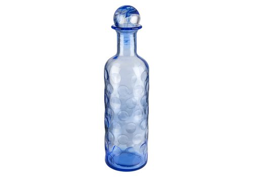  APS Glazen karaf ijsblauw | 0,8 liter | 8x8x30 cm 