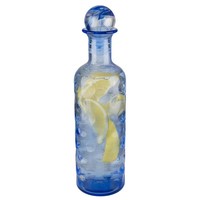 Glaskaraffe eisblau | 0,8 Liter | 8x8x30 cm
