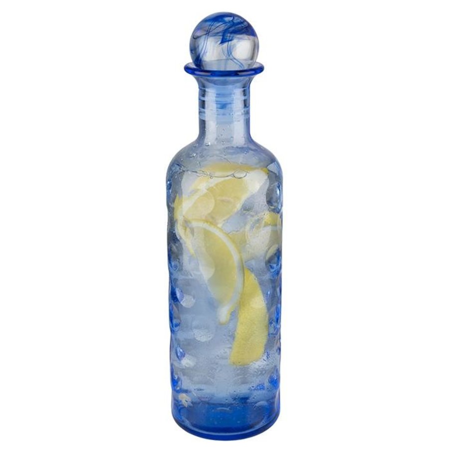 Glaskaraffe eisblau | 0,8 Liter | 8x8x30 cm