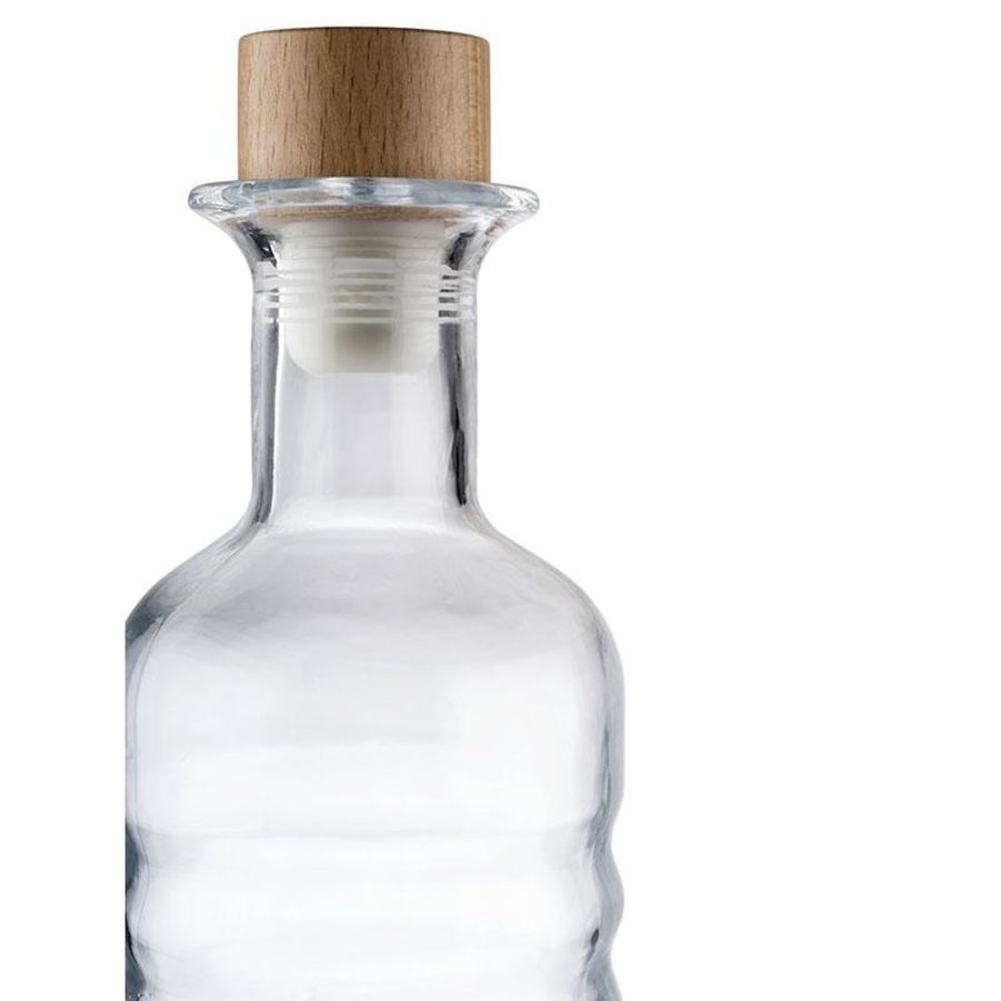 Glazen Karaf | Ringen patroon | 0,8 liter