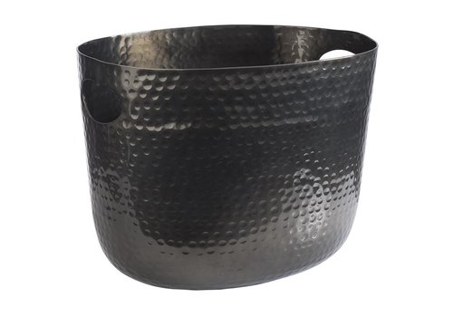  APS Seau à vin / champagne | 7 litres | Noir | 23,5 x 30 cm 