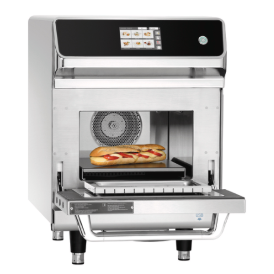 Four à grande vitesse 3000 W | acier inoxydable | 25°C à 280°C | 460x680x660 mm