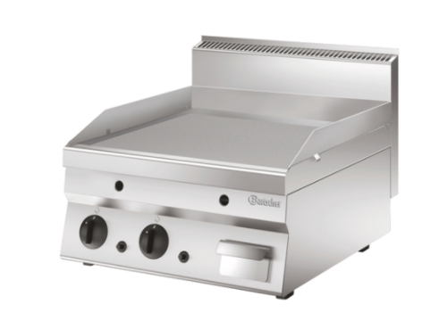  Bartscher Plaque de gril lisse | gaz | Grattoir inclus 