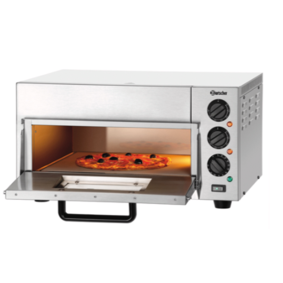 Pizzaoven | RVS | 230V | 50°C tot 350°C | 565x285x265 mm