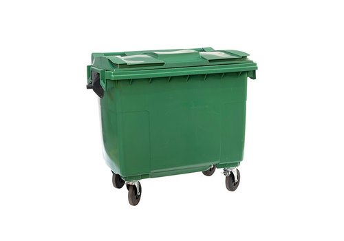  HorecaTraders Conteneur à déchets - 4 roues 