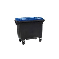 Waste container - 4 wheels | Colored lid