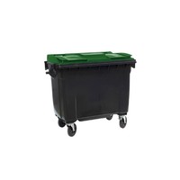 Waste container - 4 wheels | Colored lid