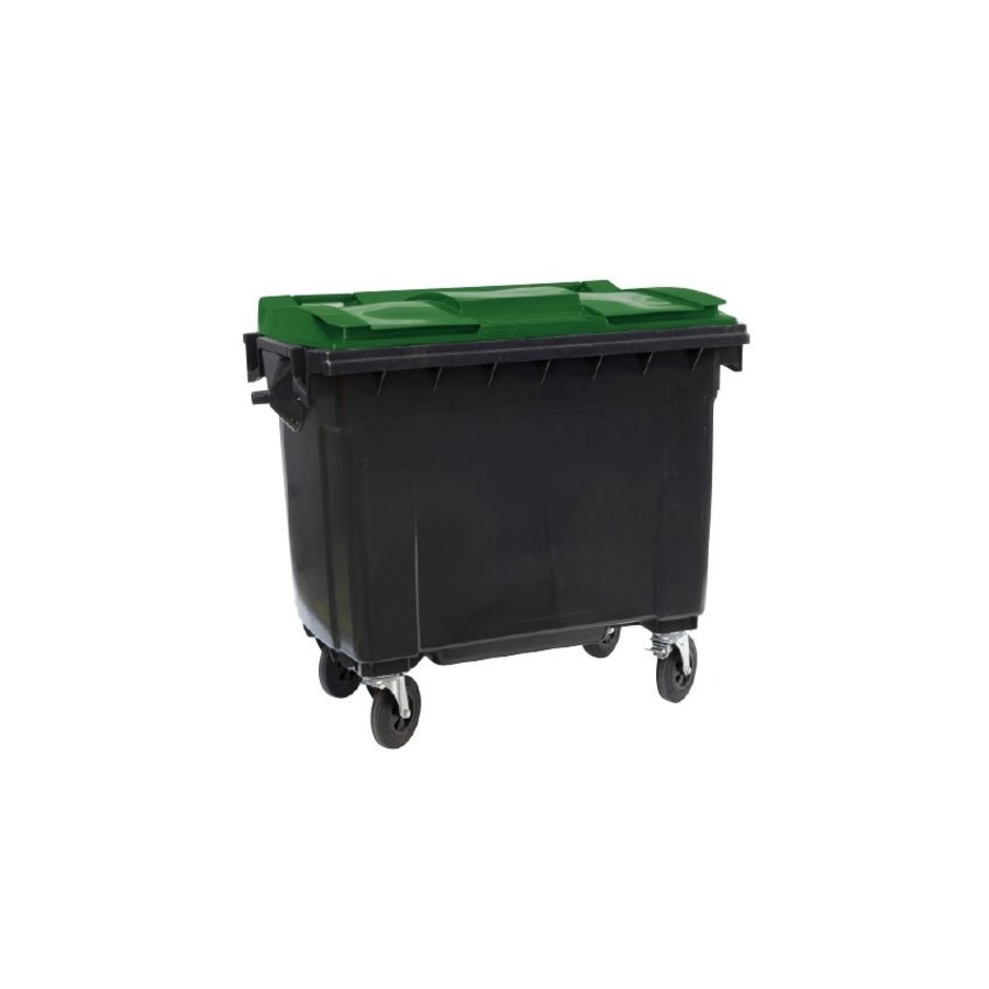 Conteneur à déchets - 4 roues | Couverture colorée