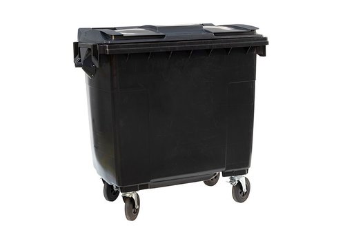  HorecaTraders Conteneur à déchets coloré - 4 roues 