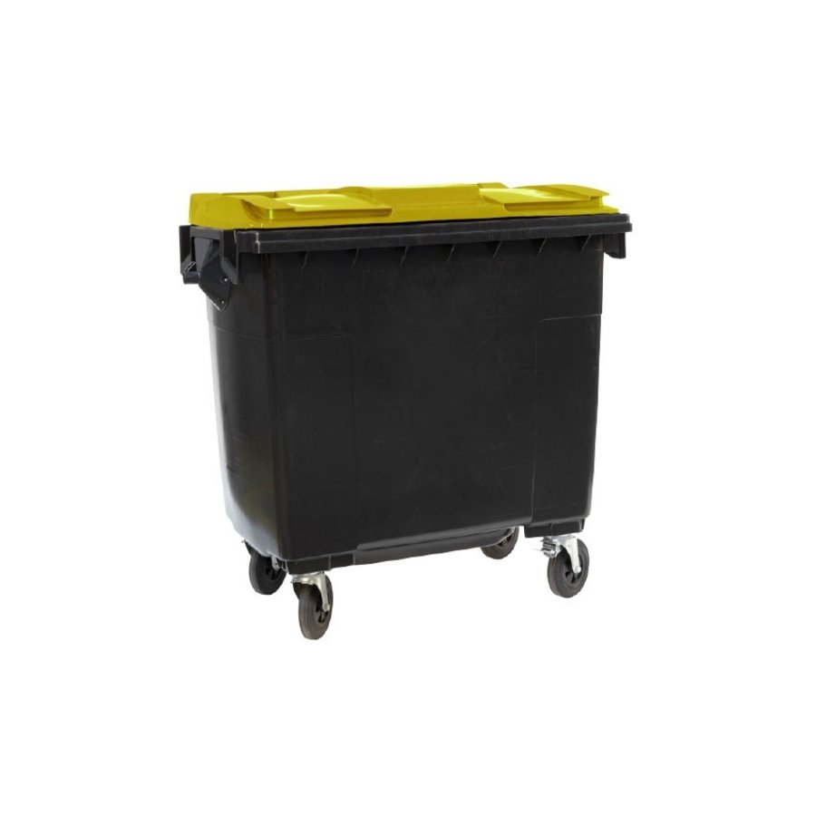 Afvalcontainer | 770 Liter | 4 wielen | Gekleurde Deksel