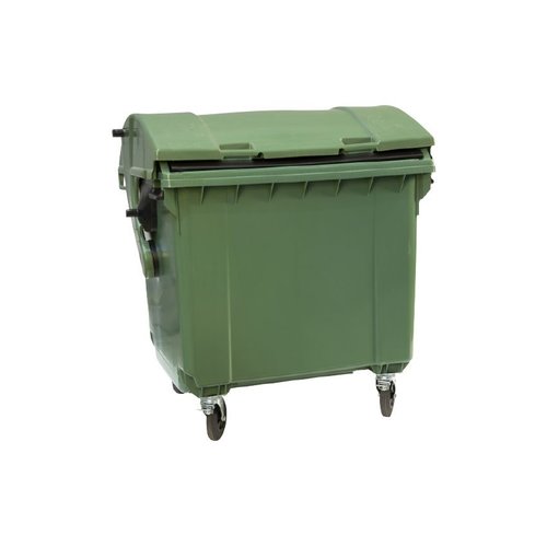  HorecaTraders Garbage container 1100 Liter - Colored | 4 wheels 