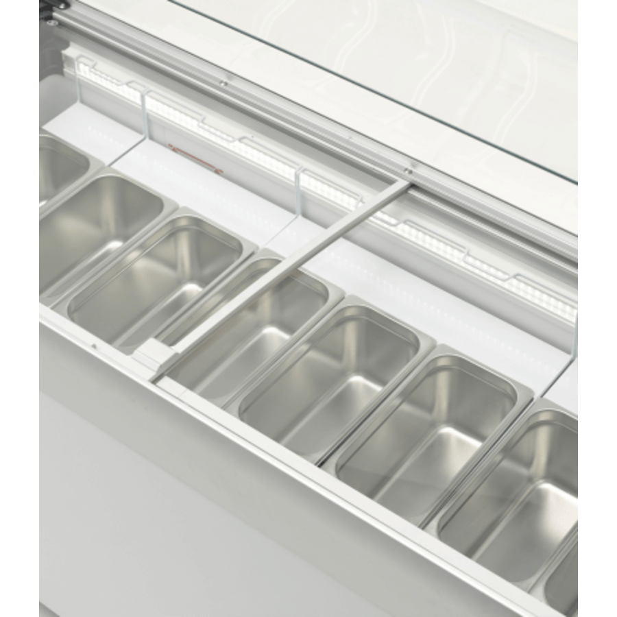 EFI 2853 | Conservateur de glaces | 196L | Portes coulissantes en verre