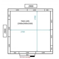 Freezer 290X290X (h) 250 cm | -10/-20 °C