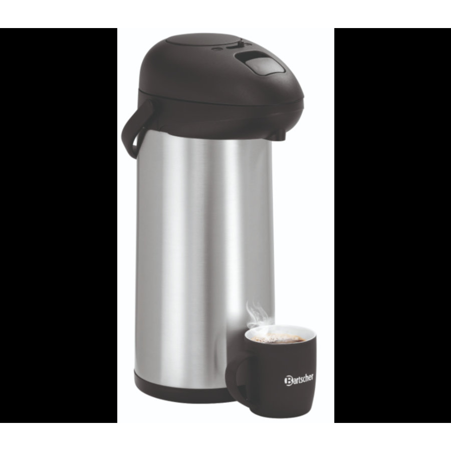 Pichet à pompe isotherme | 5 litres | 181x245x428 mm