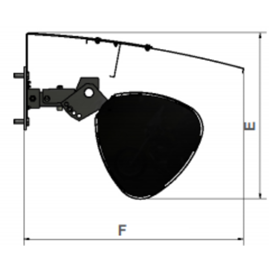 Plaque de pluie lunaschwank | 3 options