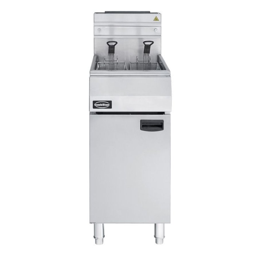 Friteuse à gaz | 21 litres | Gaz propane belge | 400x800x1180 mm