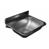 HorecaTraders Lavabo mural | acier inoxydable | 376x299x190 mm
