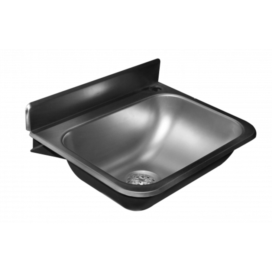 Lavabo mural | acier inoxydable | 376x299x190 mm