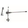 HorecaTraders Knee-operated faucet | Including shut-off valve and mixing valve