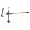 Knee-operated tap | Including shut-off valve and mixing valve