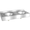 HorecaTraders lavabo multiple | acier inoxydable | D 565 x H 200 mm