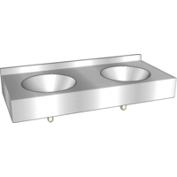 lavabo multiple | acier inoxydable | D 565 x H 200 mm