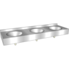 HorecaTraders lavabo multiple | acier inoxydable | D 565 x H 200 mm