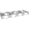 HorecaTraders meervoudige wastafel | RVS | D 565 x H 200 mm