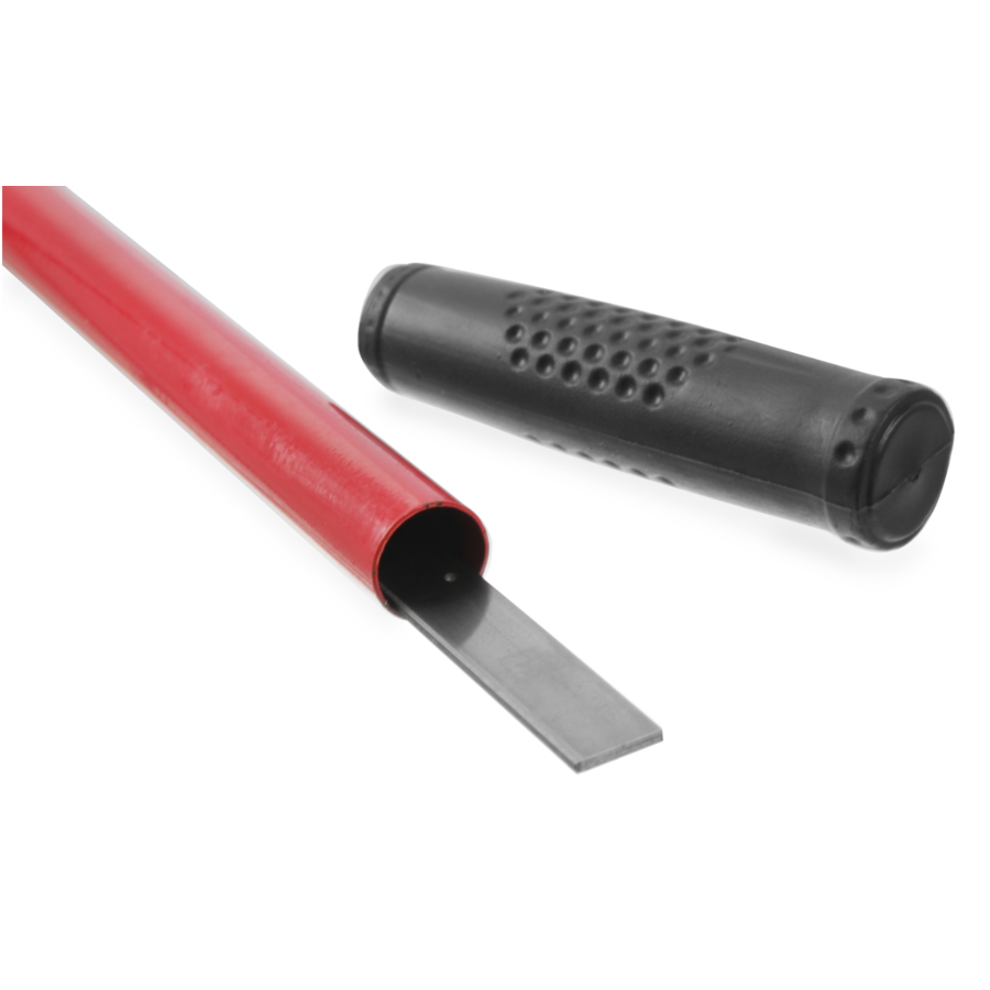 Grattoir pour plaque de cuisson rouge | 100x315 MM