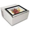 Combisteel Tabletop model scoop ice cream display| 3x 5 Liter| Opens operating side| Black or white