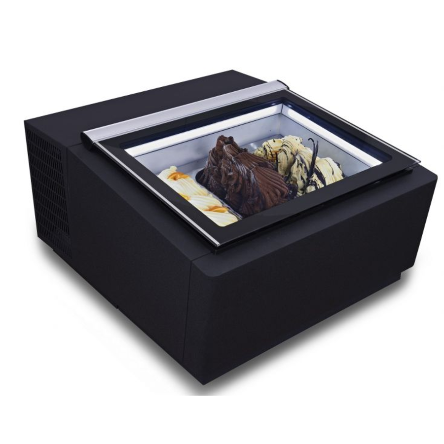 Tabletop ice cream display case | 3x 5L (2 colours)