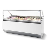 Scoop ice cream display case | Forced | 630L (5 sizes)