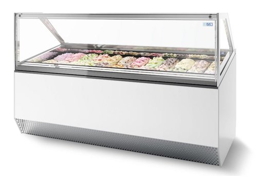 Combisteel Scoop ice cream display case | Forced | 630L (5 sizes) 