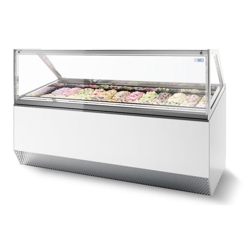  Combisteel Scoop ice cream display case | Forced | 630L (5 sizes) 