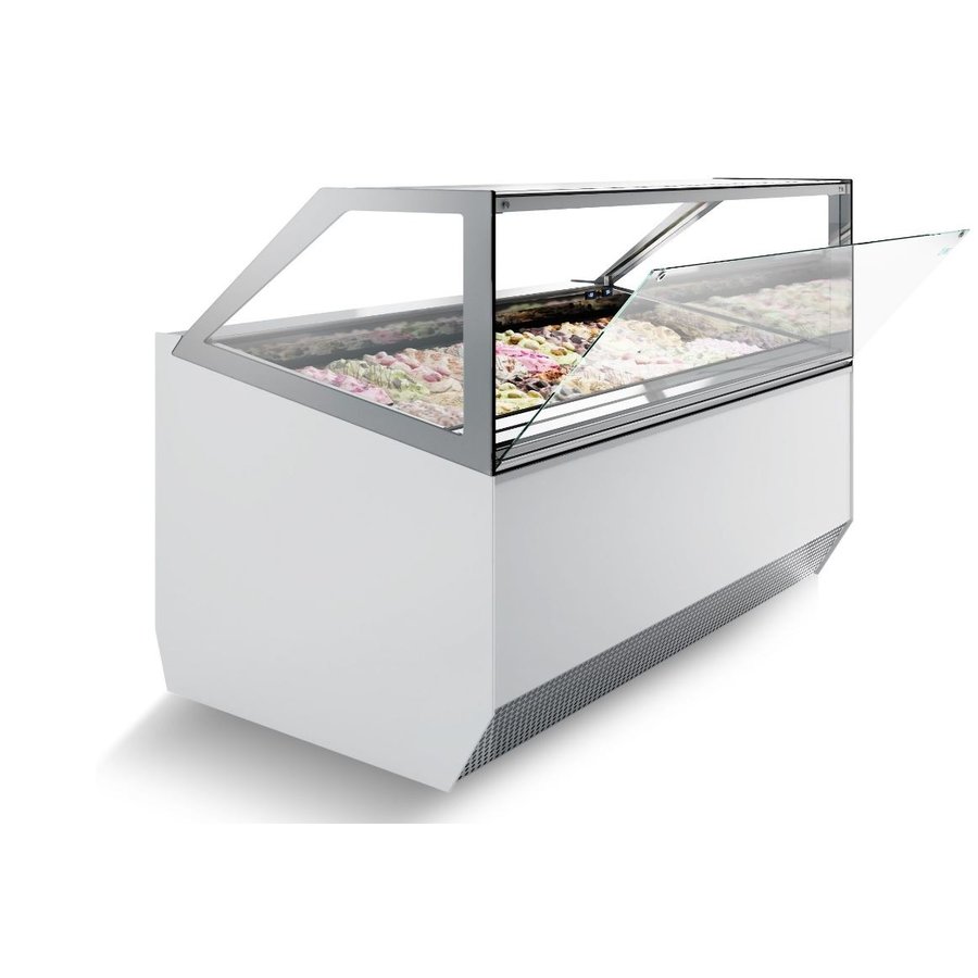 Vitrine à glaces | Forcé | 630L (5 tailles)