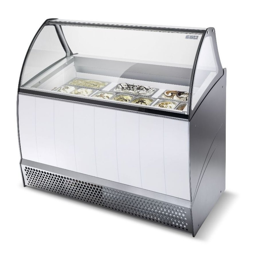 Vitrine à glaces | 230V | Forcé (2 tailles)