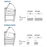 Ice cream display case | 230V | Forced (2 sizes)