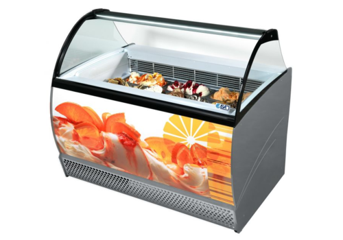  Combisteel Scoop ice cream display case | Isabella | Static (2 sizes) 