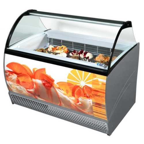  Combisteel Eisvitrine | Isabella | Statisch (2 Größen) 