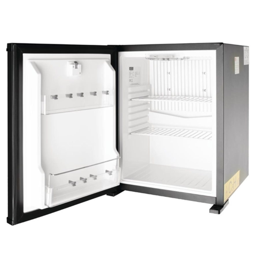 Réfrigérateur de chambre d'hôtel | 30L | Noir | Porte réversible