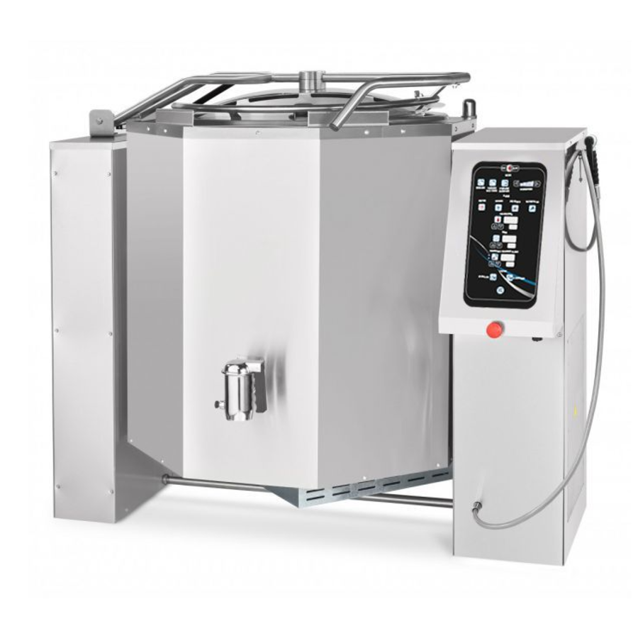 Bouilloire de cuisson en acier inoxydable | Électrique | Inclinable | 350L