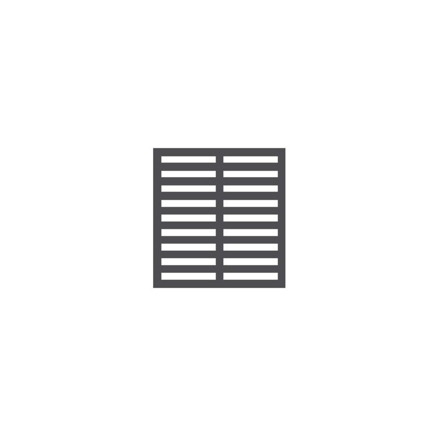 Grille avec supports | 2/1 GN