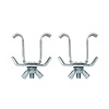 HorecaTraders L-shape shelf connectors (2 pieces)