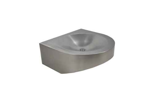  HorecaTraders Washbasin for the disabled | stainless steel | 1.2mm | Ø 300 x H 60 mm. 