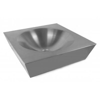 Lavabo mural | acier inoxydable | épaisseur 1,2 mm
