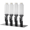 Bereila FIFO Soßenspender | 4er-Set | Inhalt 592ml