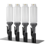 Bereila Portion pump | 710ml| Set van 4 dispensers met 4 saus Flessen