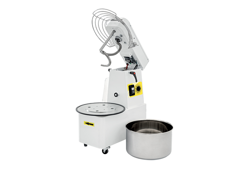  HorecaTraders Spiral Mixer | 10 liters | detachable bowl and tilting head 