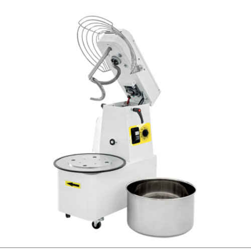  HorecaTraders Pétrin à spirale | 7L | tête inclinable | 39x67x68cm 